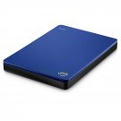 Seagate Backup Plus Slim 2TB Portable External Hard Drive USB 3.0, Blue + 2mo Adobe