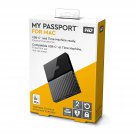 WD 2TB My Passport for Mac Portable external Hard Drive - USB-C/USB-A Ready - WDBLPG0020BBK-WESE