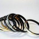 Set of 7 bracelets - Buffalo horn bangle bracelet - Horn jewelry - KAI-3751