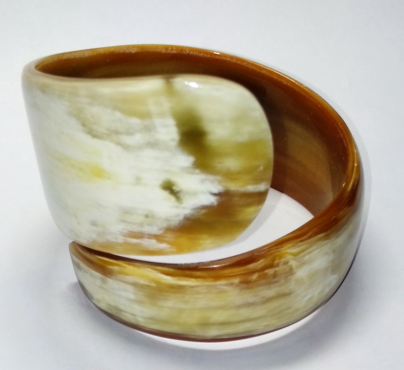 Buffalo Horn bracelet - Horn bangle bracelet - horn jewelry KAI-3748