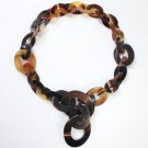 Horn necklace - horn necklace choker - collier en corne de buffle KAI-4687