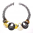 Horn necklace - Buffalo horn necklace - corne de buffle collier KAI-4708