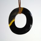 Horn jewelry vietnam - Buffalo horn pendent - Pendentif en corne de buffle KAI-5739