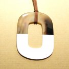 Buffalo horn pendant necklace - Buffalo horn pendent KAI-5733