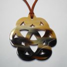 Horn pendant necklace - horn pendant - horn pendent KAI-5682