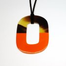 Horn pendant - Buffalo horn pendant necklace - Pendentif en corne KAI-5696