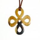 Horn pendant necklace - horn pendant - horn pendent KAI-5738