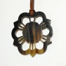 Horn pendant - buffalo horn pendant - horn pendent - pendentif en corne KAI-5737