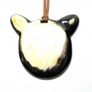 pendant necklace - Buffalo horn pendant necklace - Pendentif en corne de buffle KAI-5728