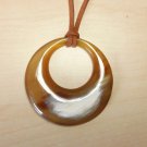 Horn pendant - Buffalo horn jewelry - Horn pendant necklace - KAI-5681