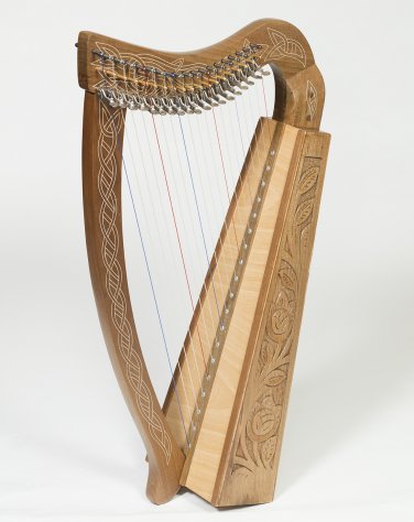 19 Strings Boru Harp Walnut