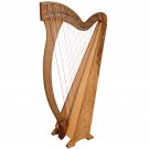 36 String Boru Harp Walnut