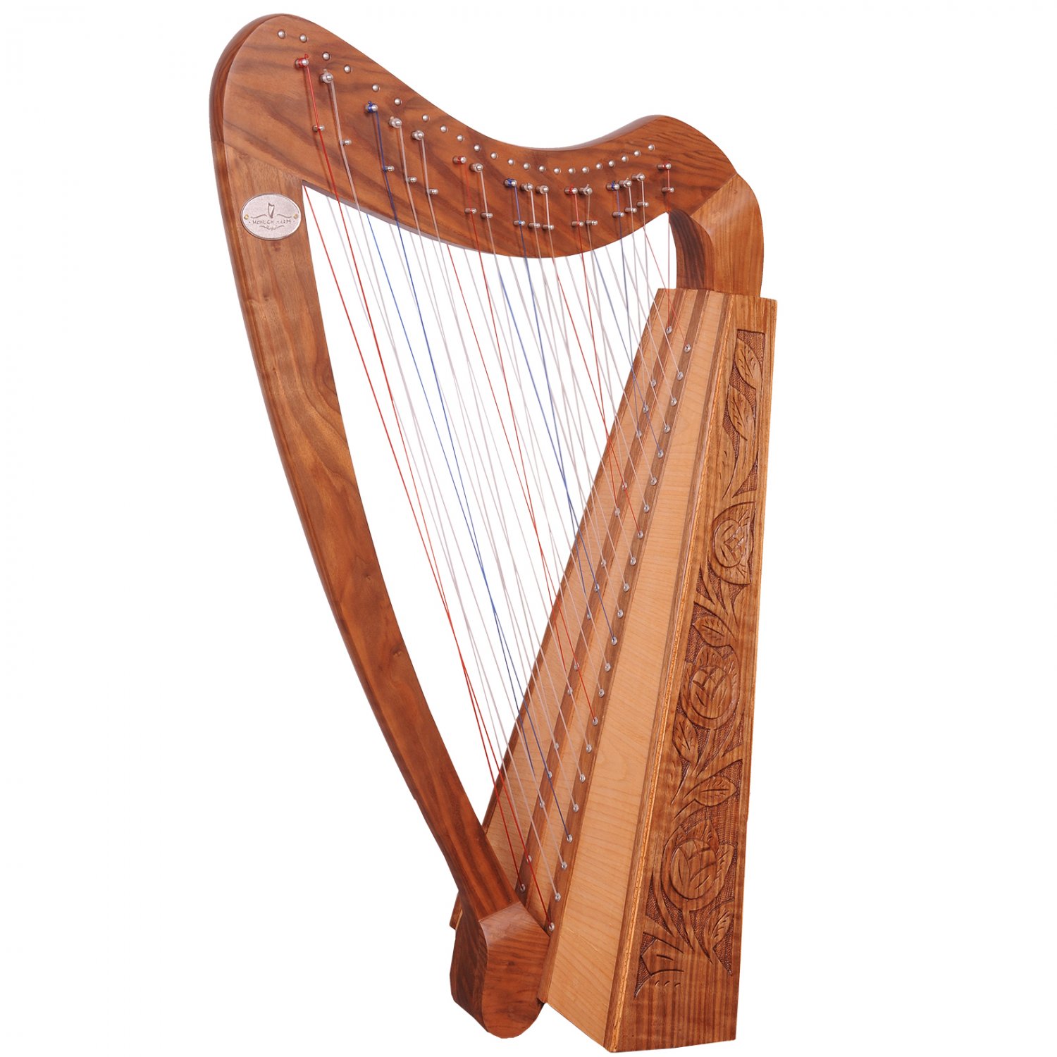 Cross Strung Harp, 36 String Walnut