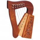 Muzikkon Harp, 6 Strings Rosewood Knotwork