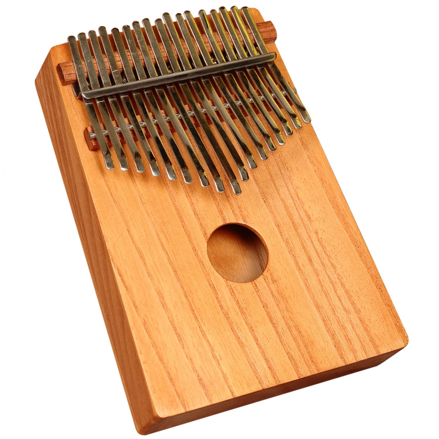 Muzikkon Thumb Piano, African Kalimba, Mabira Red cedar wood