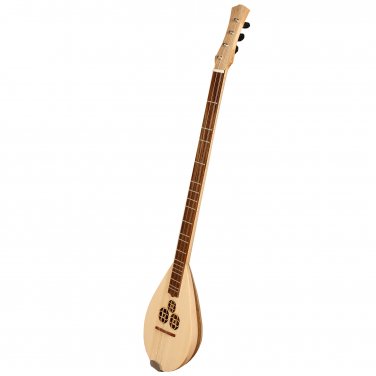 Heartland Wildwood Dulcimer Banjo, 4 String Variegated Walnut Lacewood