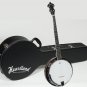 Heartland 5-String Banjo 24 Bracket with Closed Solid Back and Geared 5th TunerWith Hard Case