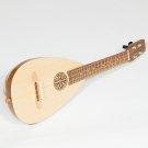 Heartland Baroque Ukulele, 4 String Concert Variegated Walnut and Lacewood