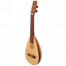 Heartland Baroque Ukulele, 4 String Soprano Variegated Rosewood and Lacewood