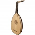 Muzikkon Renaissance Lute, 7 Course Variegated Maple Ebony