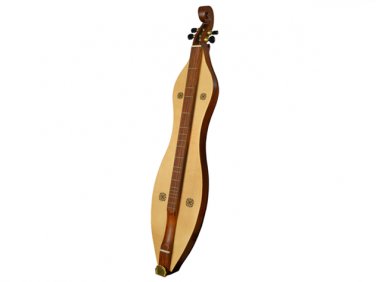 4 String Mountain Dulcimer Knotwork Scroll Rosewood