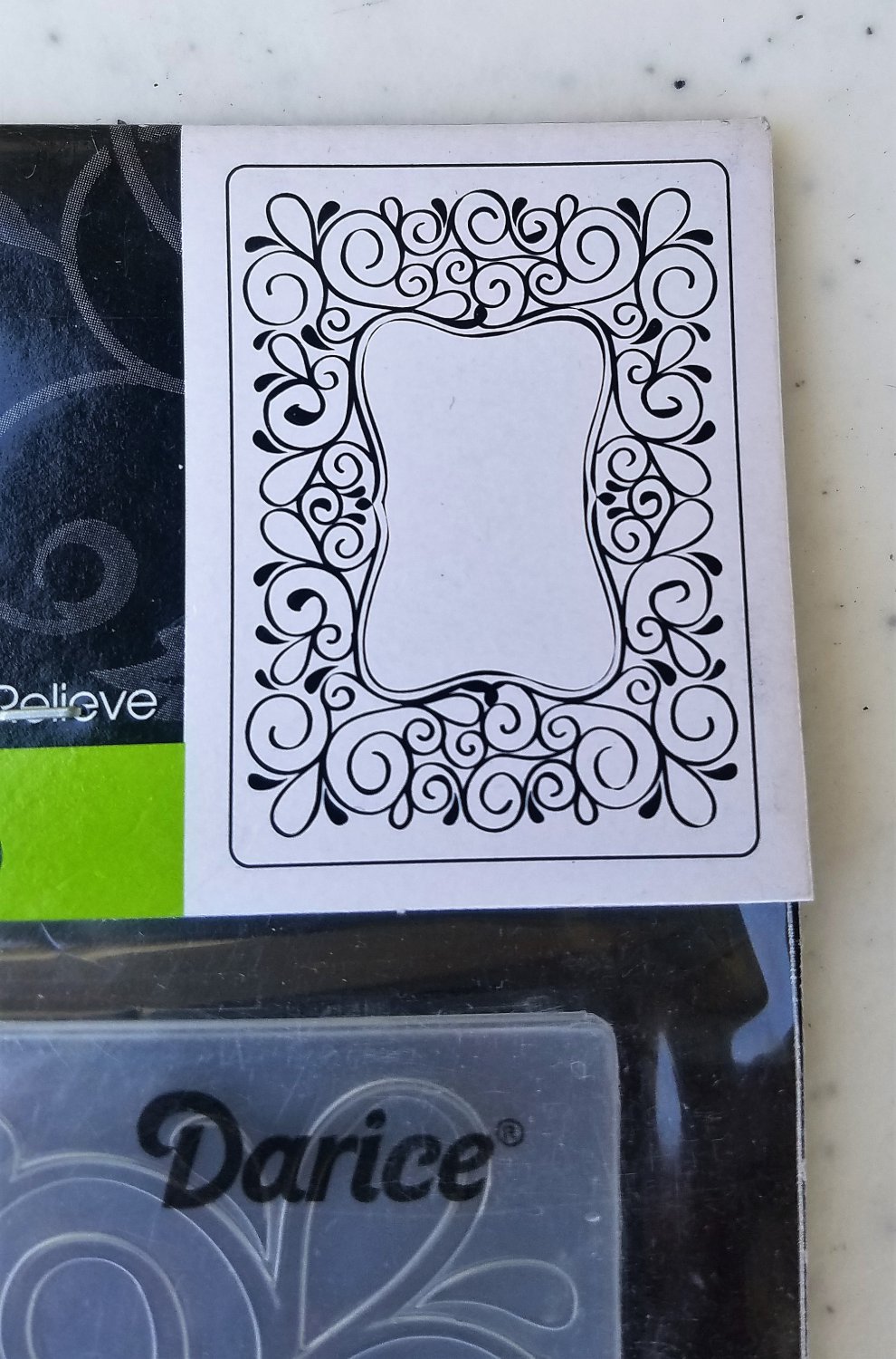 Darice Embossing Folder Scroll Frame