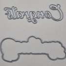 Cursive Congrats and Shadow Die Cutter