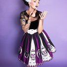 Oblong Box Shop Halloween Treat Circle Skirt Pinup Girl Clothing Deadly 2X To 3X