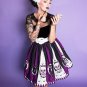 Oblong Box Shop Halloween Treat Circle Skirt Pinup Girl Clothing Deadly 2X To 3X