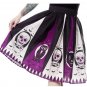 Oblong Box Shop Halloween Treat Circle Skirt Pinup Girl Clothing Deadly 2X To 3X