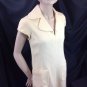 Vtg Ivory Wool Mod Sheath Dress Shannon Rodgers Jerry Silverman ILGWU M