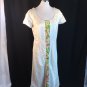 Coldwater Creek Spring Easter Brights Floral Dress Mother Of Pearl Cap Sleeve 10