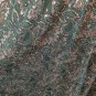 Lularoe Elegance Collection Boho Lucy Skirt Green Silver Lace Holiday Festive XL