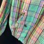 lrg lifted research group Plaid Brad Zipfront Jacket M Preppy Lightweight