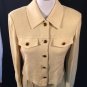 Vtg St John Knit Collection Pant Suit Ornate Buttons Marie Gray S/M