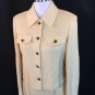 Vtg St John Knit Collection Pant Suit Ornate Buttons Marie Gray S/M