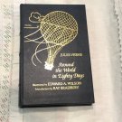 Easton Press Book Jules Verne Around the World in 80 Days Dark Blue Leather