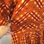 Lularoe Fall Colors Plaid Nicole Dress Stretch 2XL USA