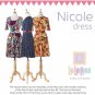 Lularoe Fall Colors Plaid Nicole Dress Stretch 2XL USA