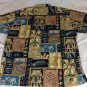 Kahala John Severson Patchwork Hawaiian Shirt Longboard Surfer Hula Pineapple XL