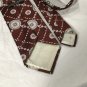 Vtg Wide Mod Loud Polyester Sears Store Medallion Plaid Brown Taupe