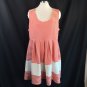 Ya LA Red White Stripe Dress Sweetheart Valentine Volup 2X / 3X