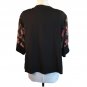 Spencer Alexis Kimono Blouse Jacket Boho Floral Animal Print Embroidered S/M
