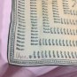 Vtg Vera Neumann Ladybug Logo Silk Blend Green Square Scarve Verasheer Japan 21"