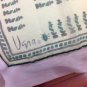 Vtg Vera Neumann Ladybug Logo Silk Blend Green Square Scarve Verasheer Japan 21"