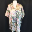 Victorias Secret Silk Floral Kimono Robe Cover-up Wear With Jeans One Size