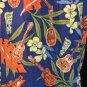 Pineapple Ukulele Ku Tiki Reyn Spooner Blue Hawaiian Shirt Reverse Print Cotton