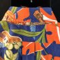 Pineapple Ukulele Ku Tiki Reyn Spooner Blue Hawaiian Shirt Reverse Print Cotton
