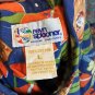 Pineapple Ukulele Ku Tiki Reyn Spooner Blue Hawaiian Shirt Reverse Print Cotton