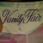 Vtg 1970s Vanity Fair Antron Lounge Nightgown Kaftan Deco Floral Pastel Print L